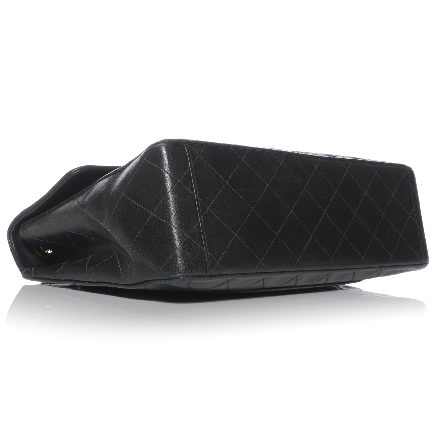 Lambskin XL Jumbo Flap Black