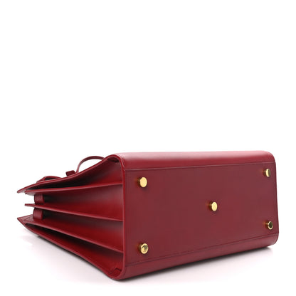 Saint Laurent Calfskin Small Sac De Jour Oxblood 4 of 11