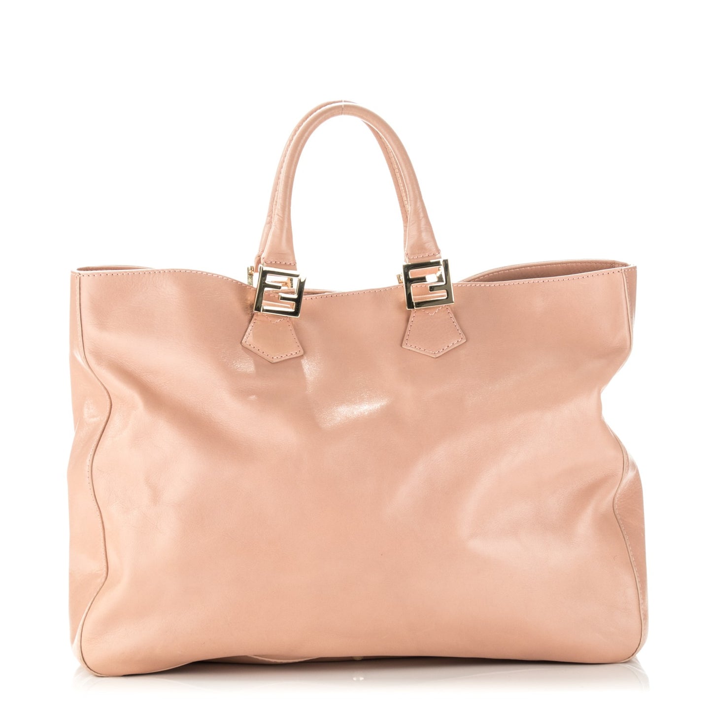 Calfskin Twins Tote Pink