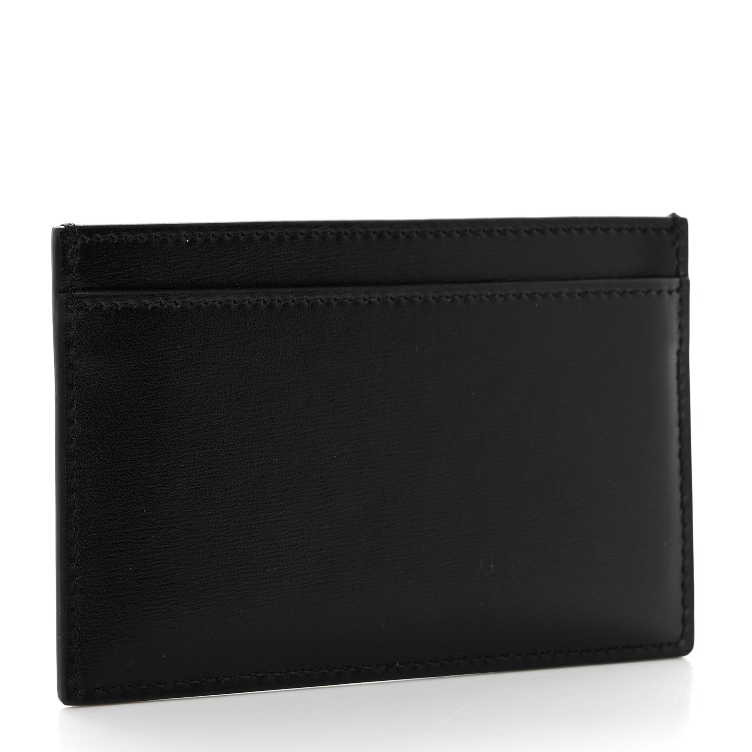 Celine Smooth Lambskin Triomphe Card Holder Black 3 of 7