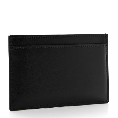 Celine Smooth Lambskin Triomphe Card Holder Black 3 of 7