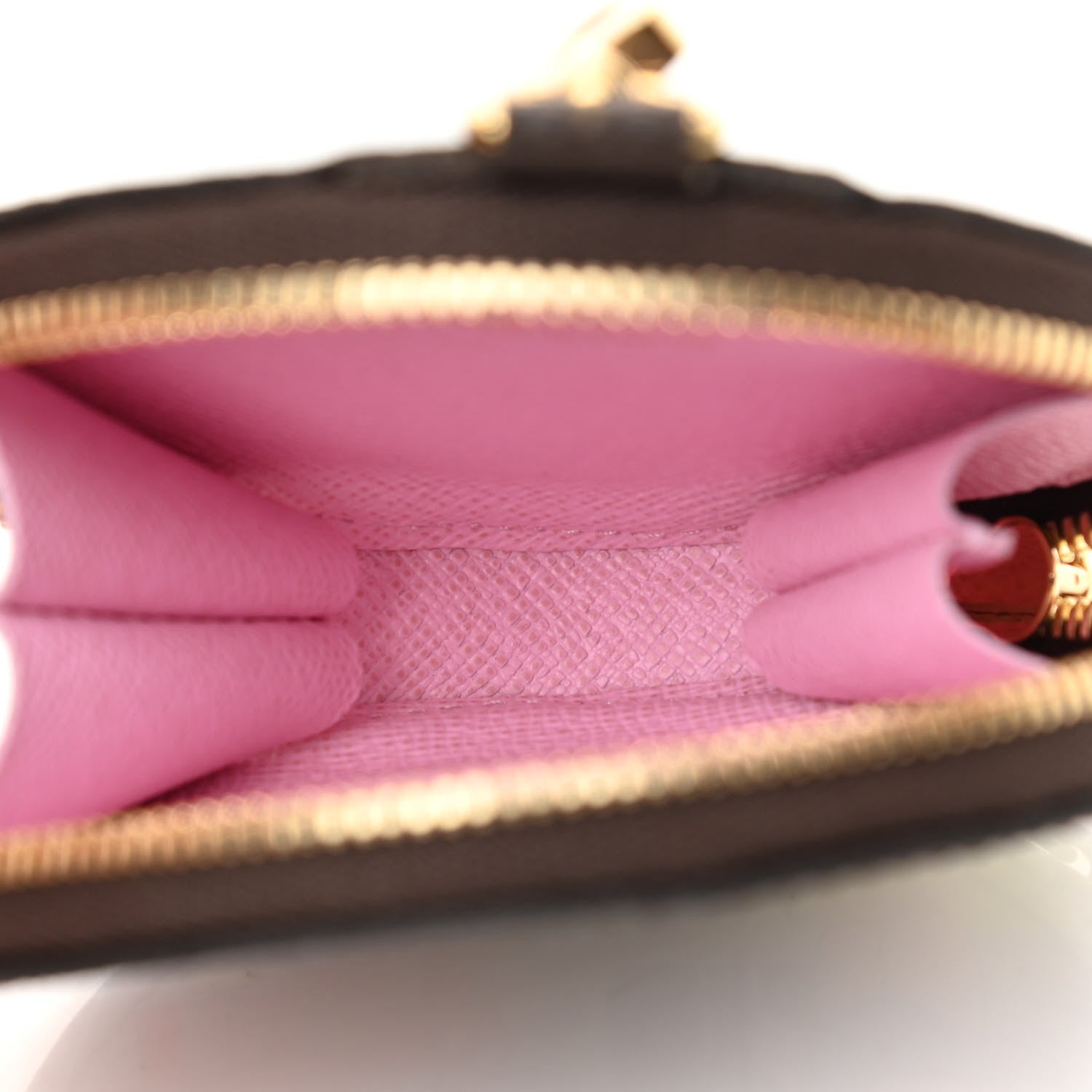 Louis Vuitton Monogram 2021 Christmas Animation Japanese Garden Round Coin Purse Wisteria Pink 5 of 7
