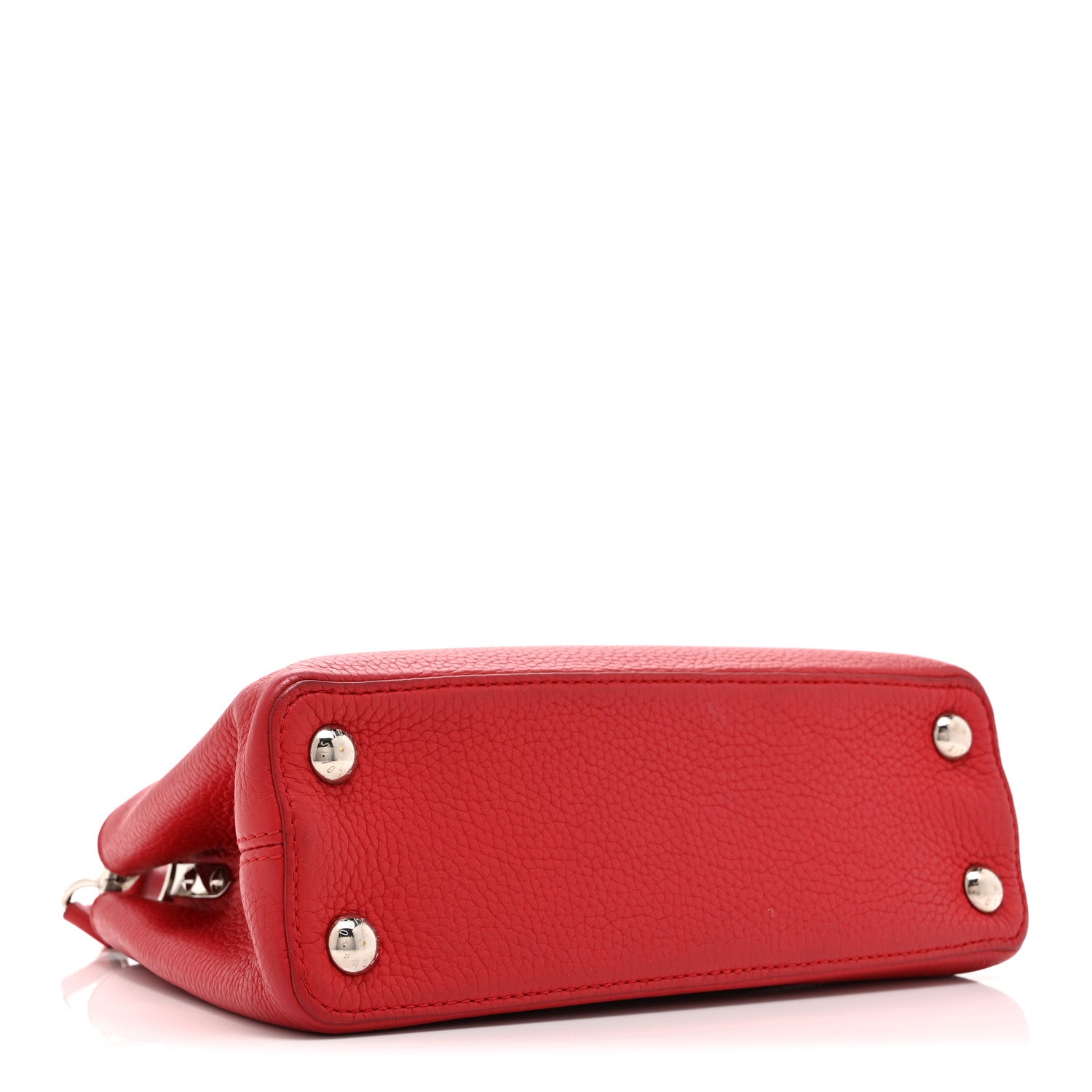 Louis Vuitton Taurillon Capucines BB Scarlet Red 4 of 10
