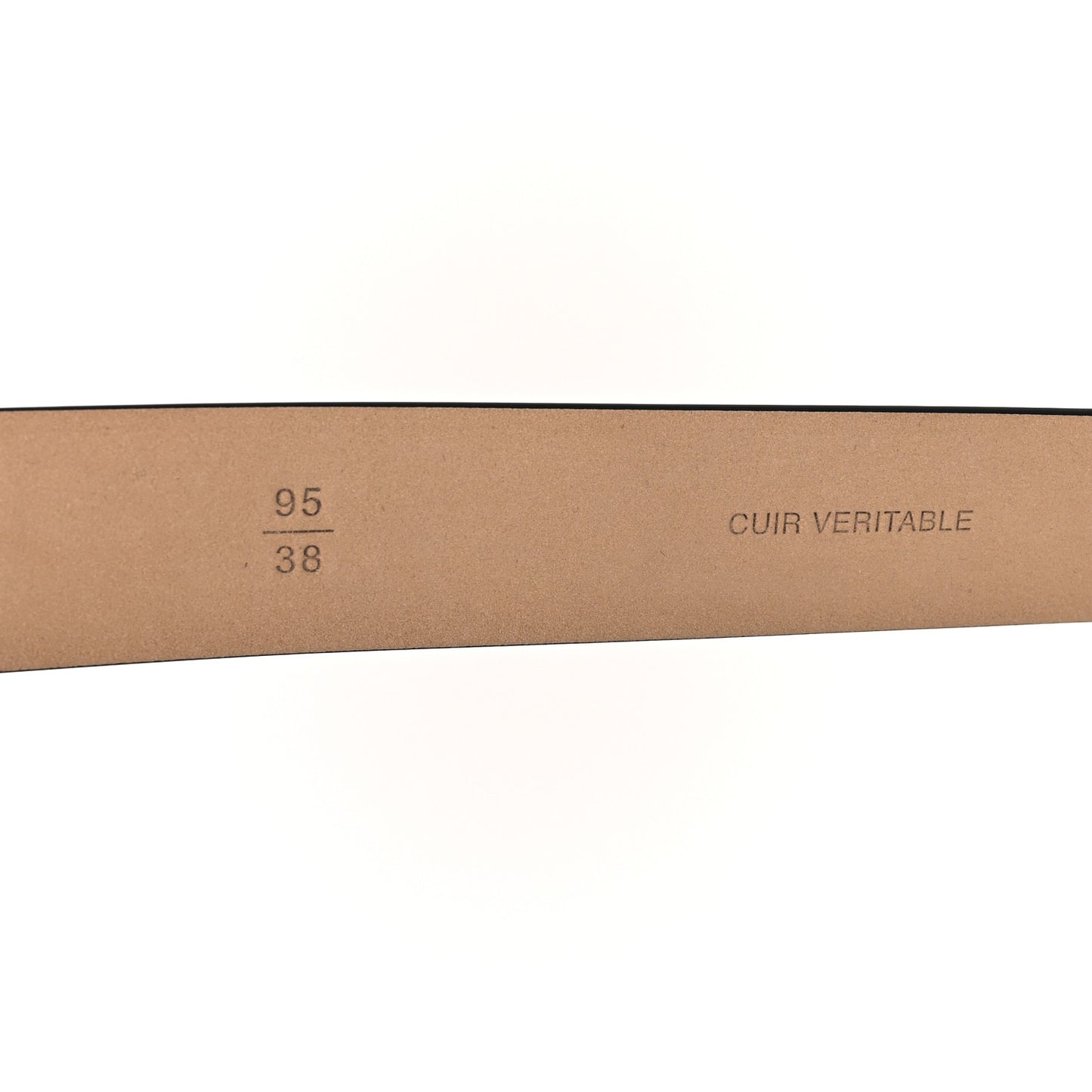 Calfskin Belt 95/38 Black