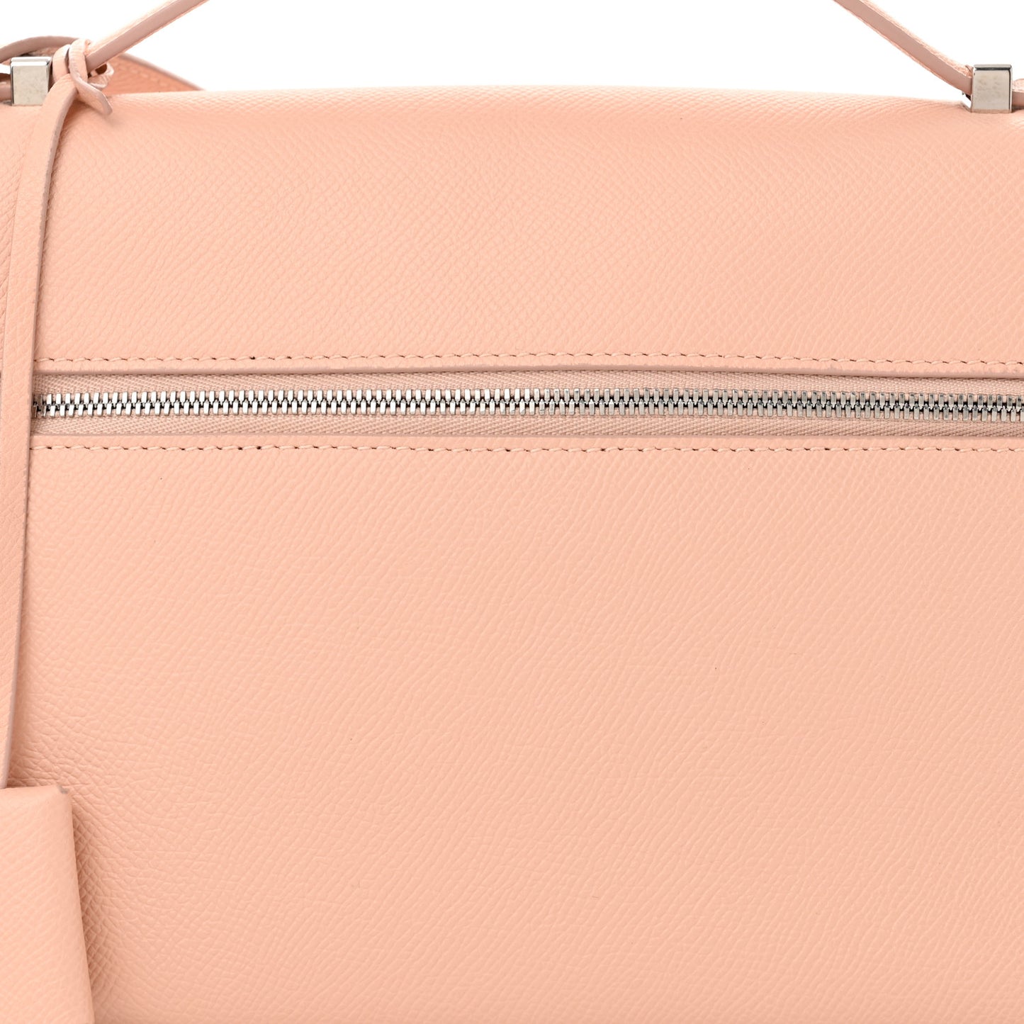 Textured Calfskin Extra Bag L27 Feather Pink