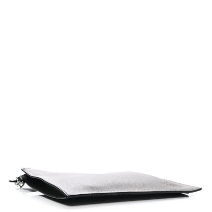 Fendi X SARAH COLEMAN Vitello Grace Light Micro FF Vertigo Embossed Flat Clutch Maya Black 4 of 7