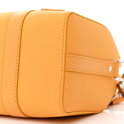 Louis Vuitton Grained Calfskin Aerogram City Keepall Safran Yellow 9 of 9