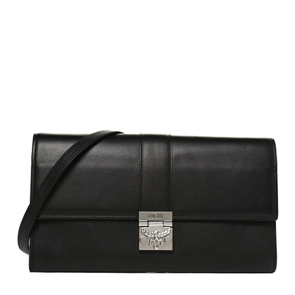 MCM Calfskin Crossbody Wallet Black 1 of 11
