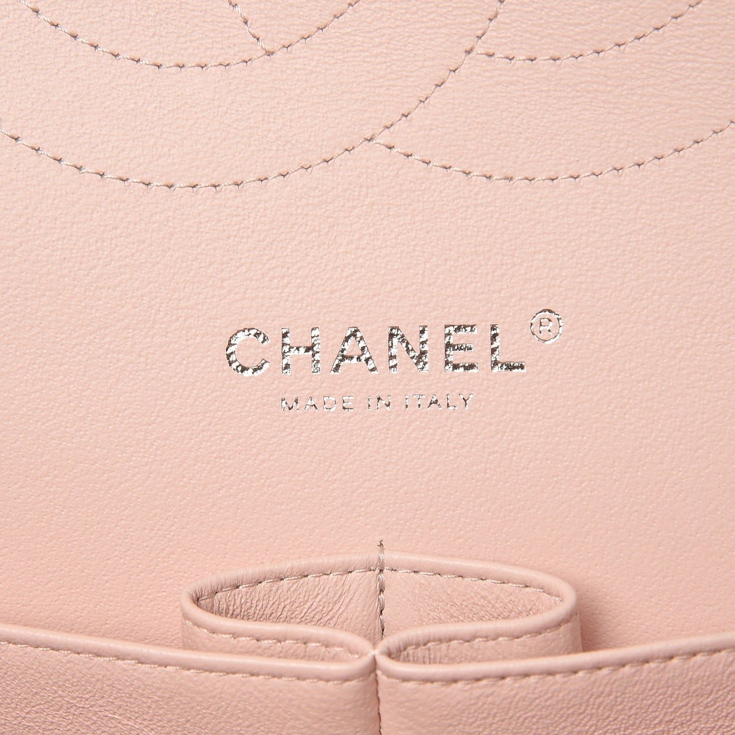 Patent Quilted Jumbo Double Flap Light Pink