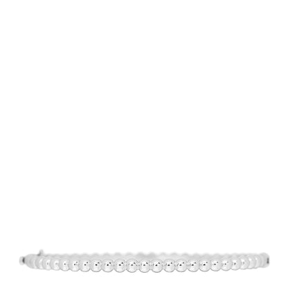 Van Cleef & Arpels 18K White Gold Perlee Pearls of Gold Bracelet M 3 of 4