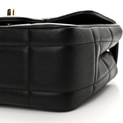 Chanel Lambskin Resin Crystal Square Quilted Mini Monacoco Flap Black 9 of 10