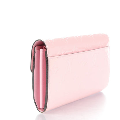 Louis Vuitton Vernis Sarah Wallet NM Rose Ballerine 3 of 7