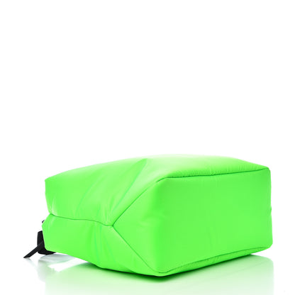 Prada Tessuto Nylon Soft Padded Medium Shopping Tote Verde Fluo 4 of 9
