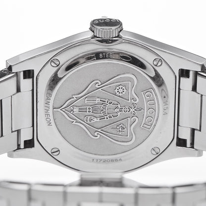 Gucci Stainless Steel Diamond Mother of Pearl 36mm Pantheon Quartz Watch 5 of 9