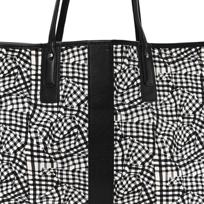 MCM Visetos Large Liz Reversible Shopper Tote Black 12 of 16
