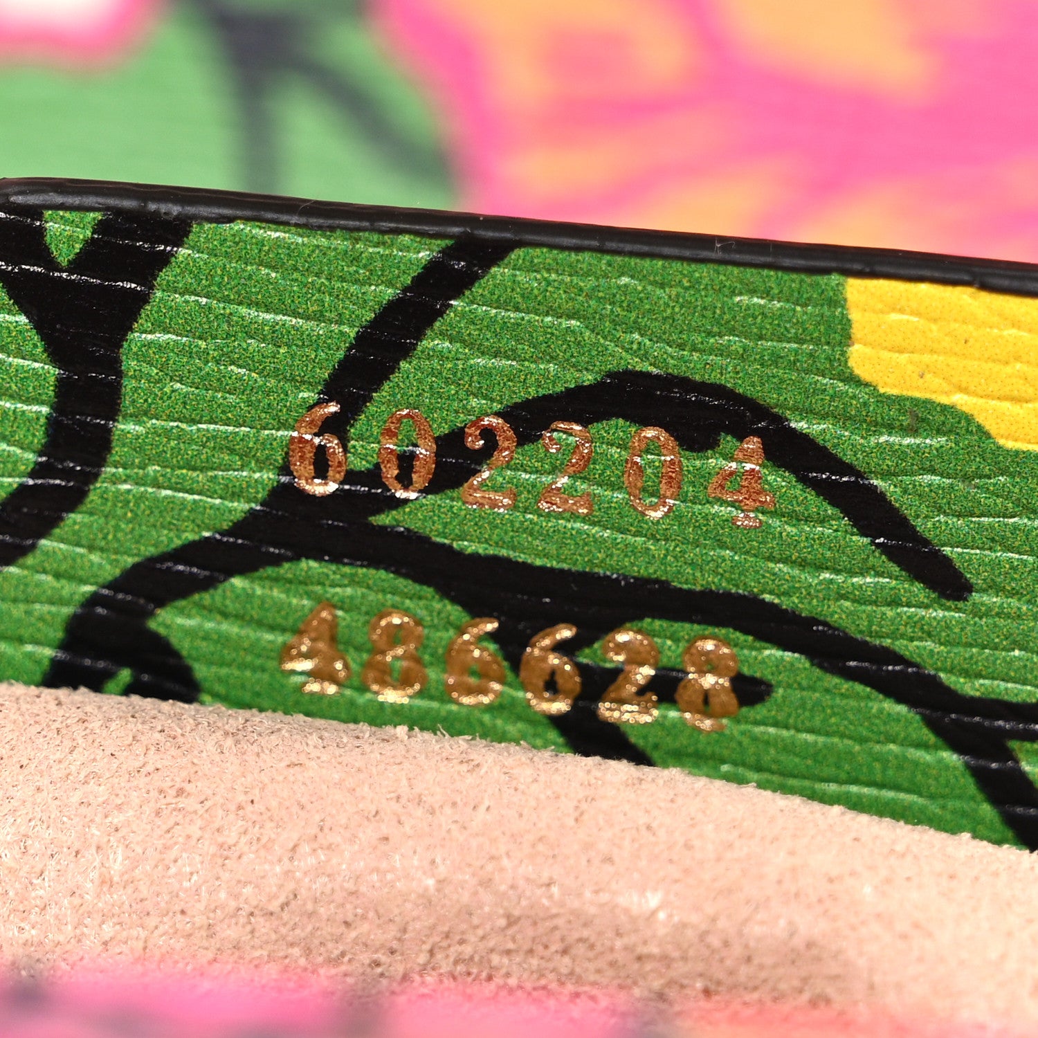 Gucci X KEN SCOTT Textured Calfskin Pomponica Print Horsebit 1955 Shoulder Bag Multicolor Fuxia Pompom 7 of 10