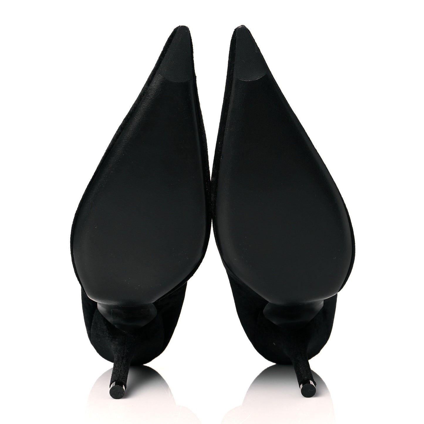 Velvet Spandex Extreme Pointed Toe Knife Ankle Boots 38 Black