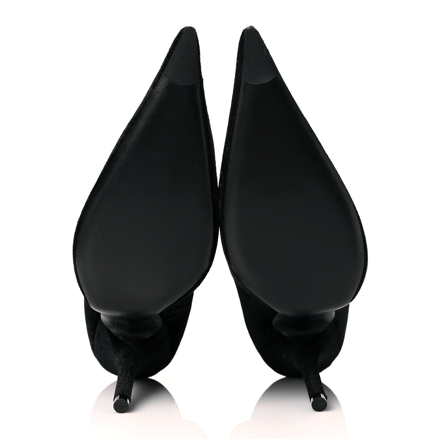 Balenciaga Velvet Spandex Extreme Pointed Toe Knife Ankle Boots 38 Black 6 of 8