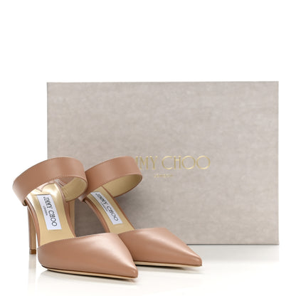 Jimmy Choo Calfskin Cheri Ankle Strap 85 Pumps 39 Powder Pink 8 of 8
