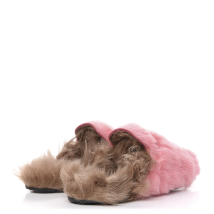 Gucci Merino Wool Womens Princetown Slippers 39 Pink 4 of 8