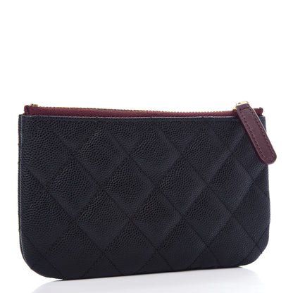 Chanel Caviar Quilted Small Cosmetic Case Black 3 of 8