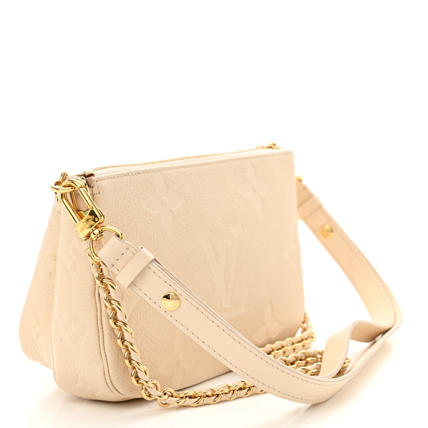Louis Vuitton Empreinte Monogram Giant Multi Pochette Accessories Cream 3 of 11
