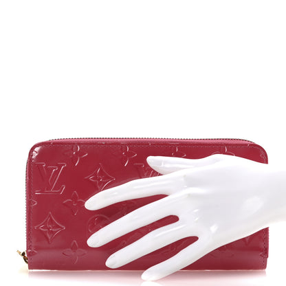 Louis Vuitton Vernis Zippy Wallet Framboise 2 of 11