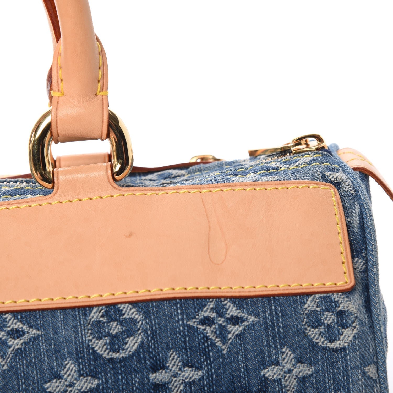 Louis Vuitton Monogram Denim Neo Speedy Blue 12 of 13