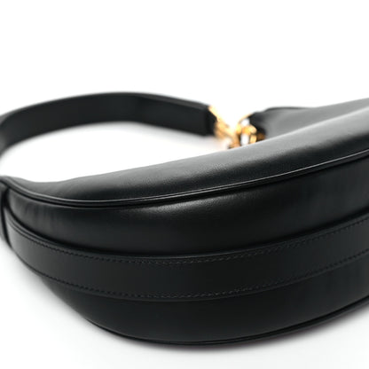 Celine Smooth Calfskin Medium Strap Ava Shoulder Bag Black 9 of 10