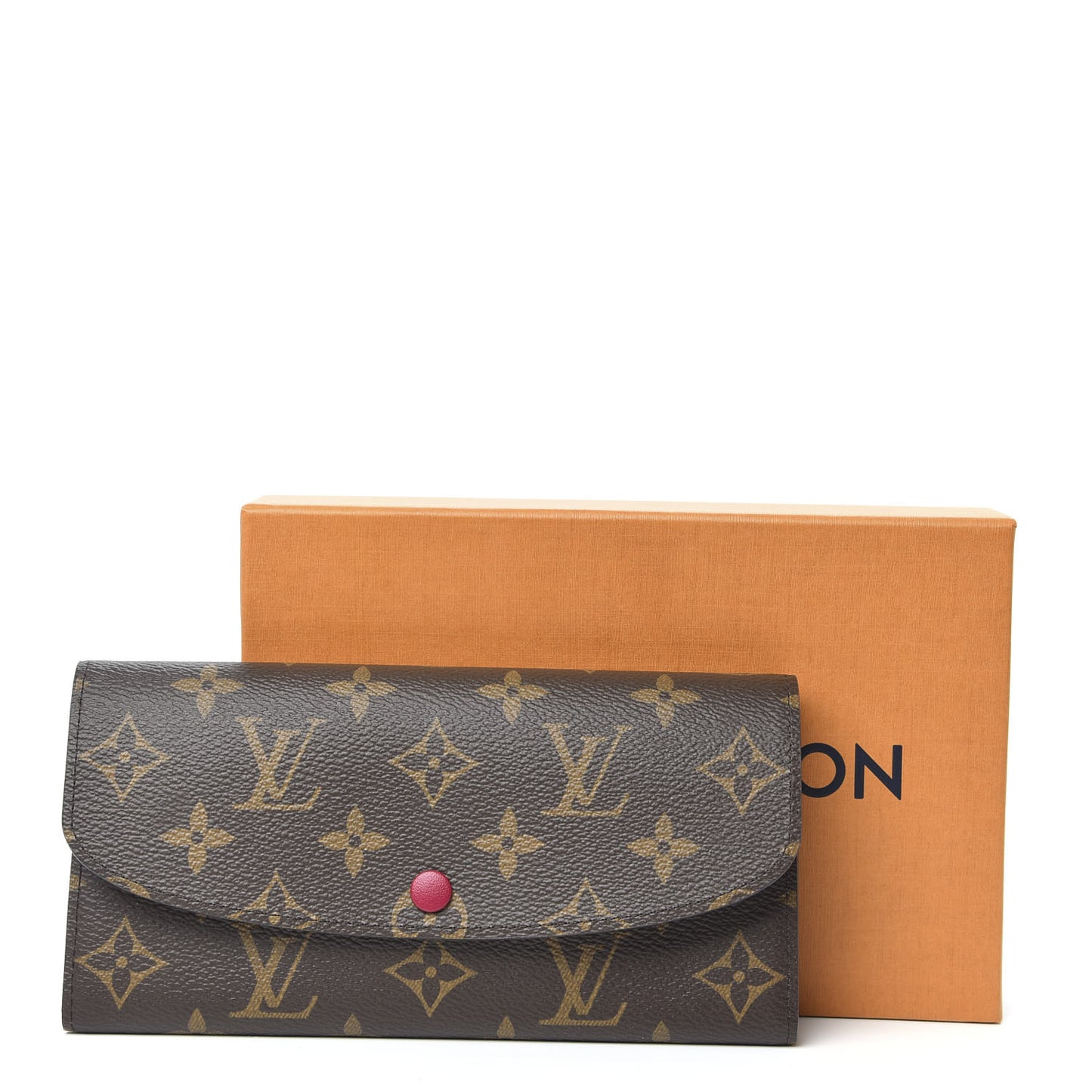 Monogram Emilie Wallet Fuchsia