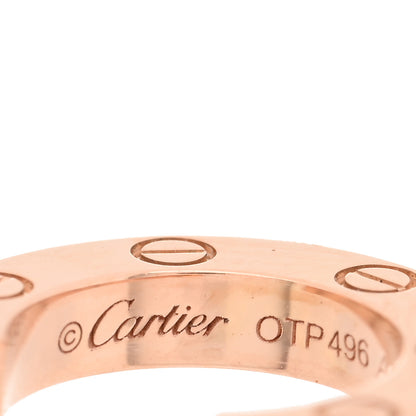 Cartier 18K Pink Gold LOVE Hoop Earrings 4 of 4