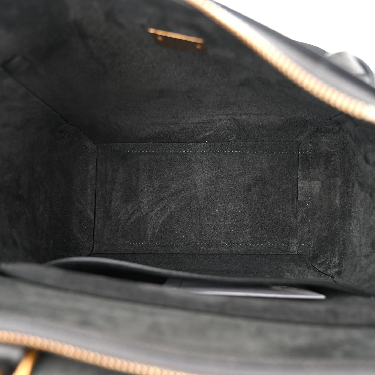 Grained Calfskin Micro Belt Bag Grey