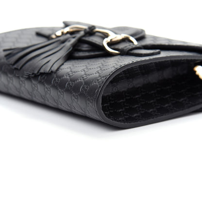 Gucci Microguccissima Mini Emily Shoulder Bag Black 7 of 9