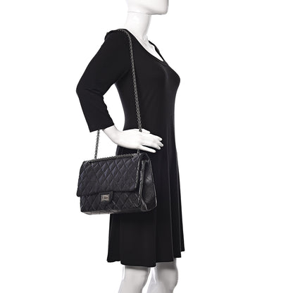 Chanel Aged Calfskin Quilted 2.55 Reissue 227 Flap Black 2 of 11