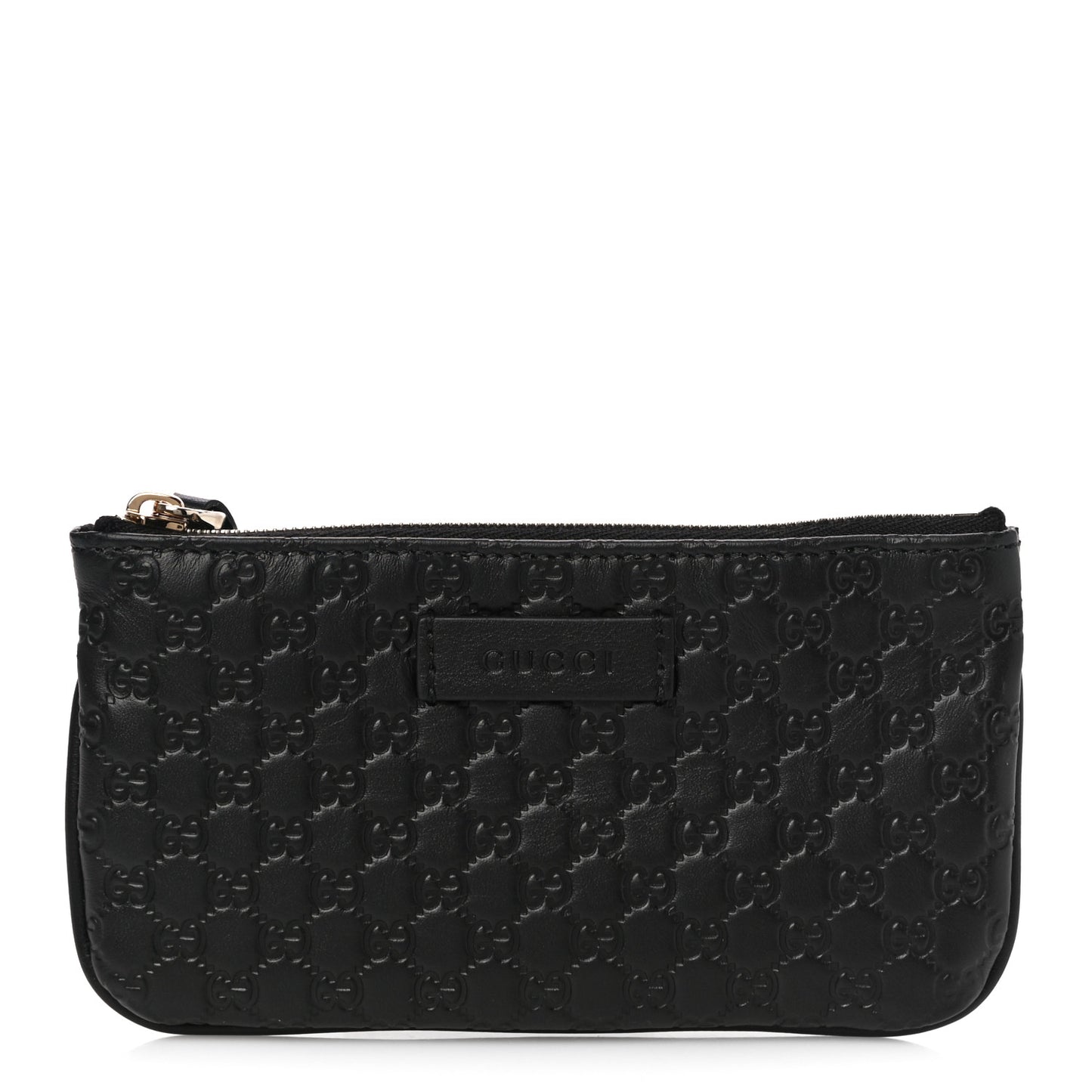 Microguccissima Key Ring Coin Case Black