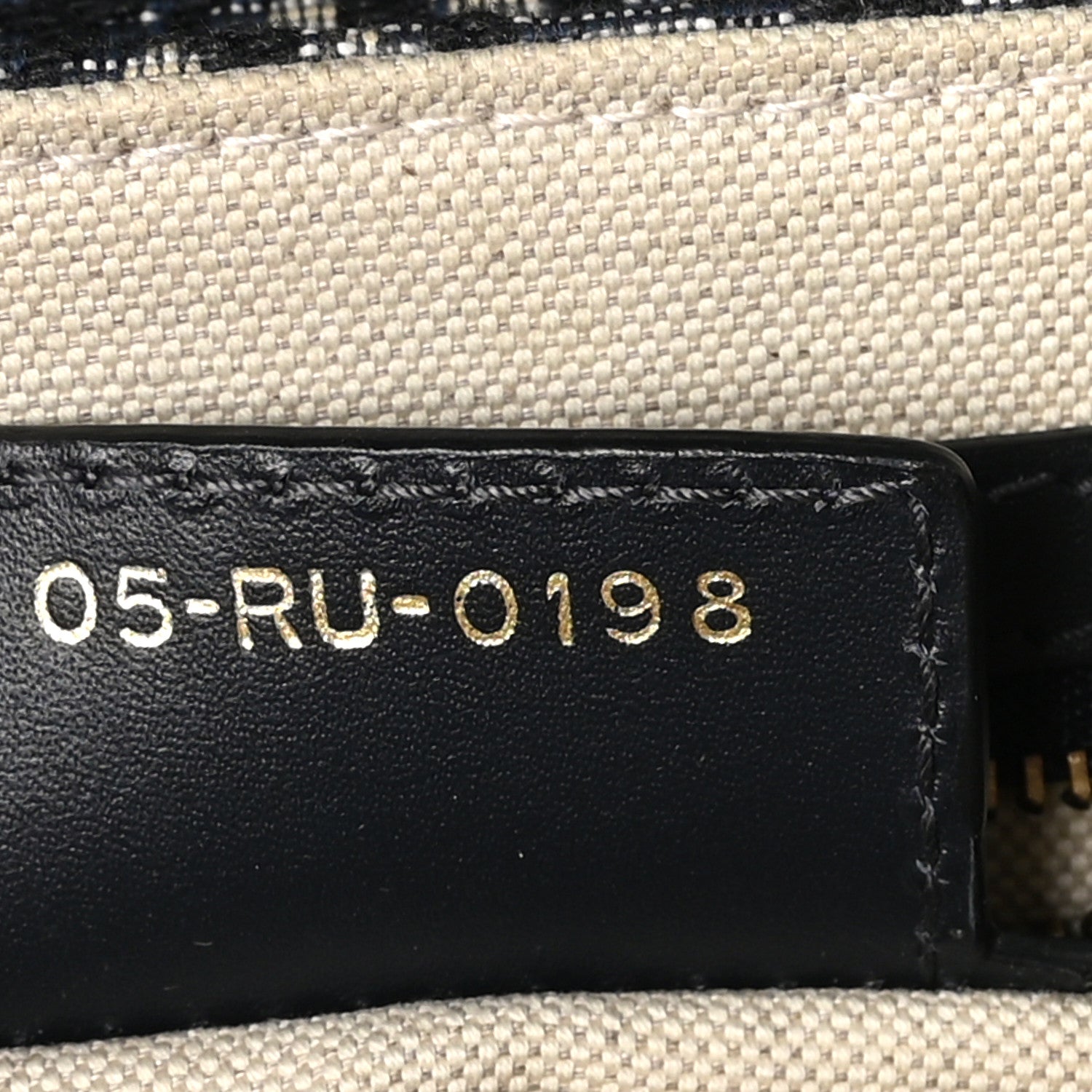Christian Dior Oblique Saddle Bag Blue 6 of 9