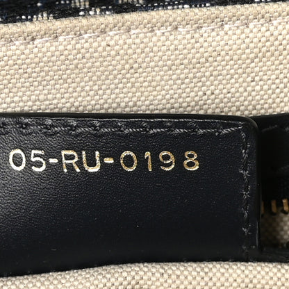 Christian Dior Oblique Saddle Bag Blue 6 of 9
