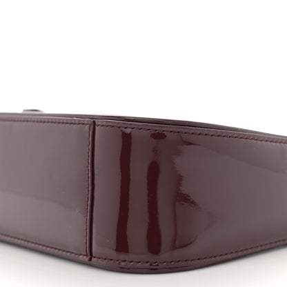 Saint Laurent Patent Le 5 A 7 Hobo Bordeaux 10 of 11