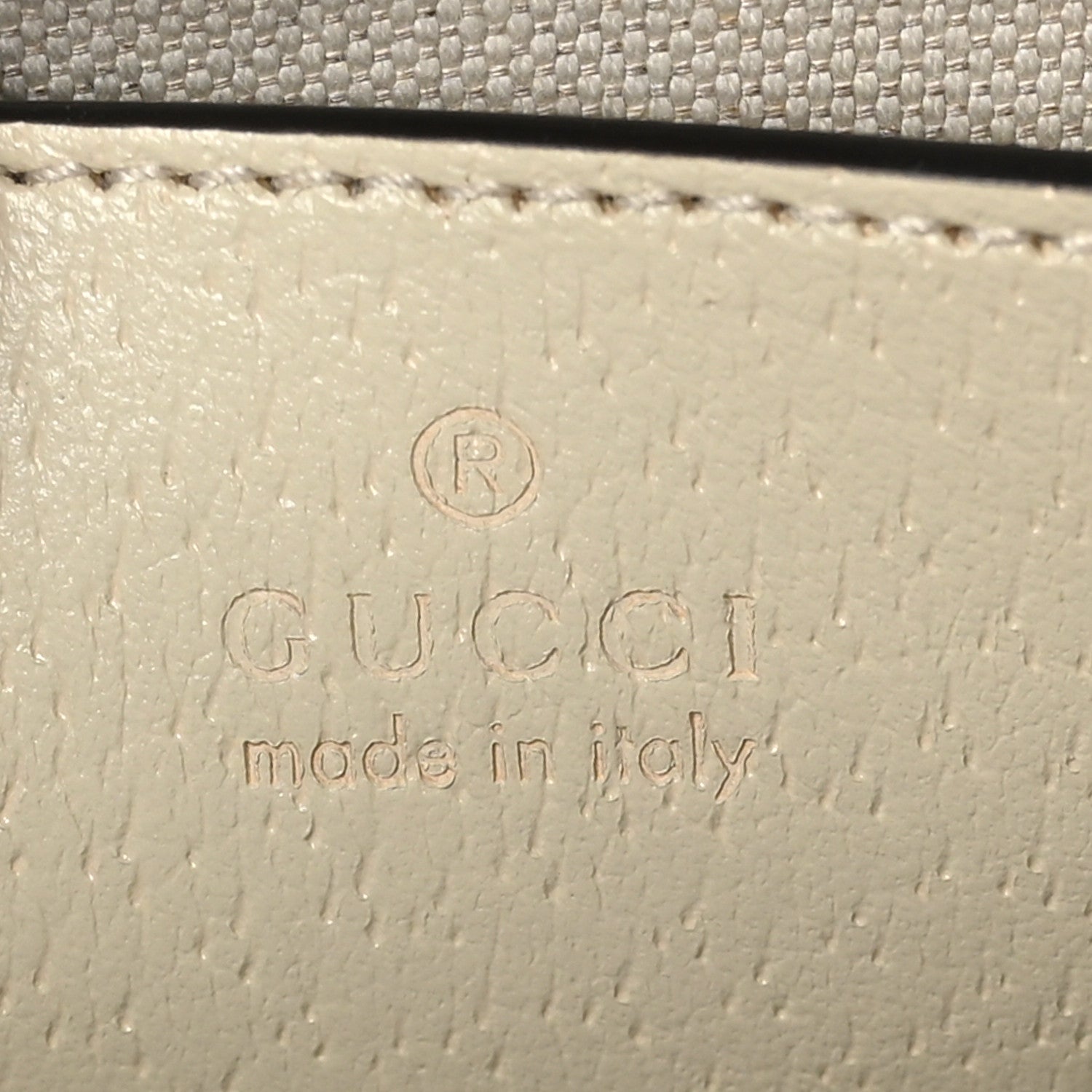 Gucci GG Supreme Monogram Textured Calfskin Web Small Ophidia Camera Bag Beige Ebony Mystic White 6 of 9