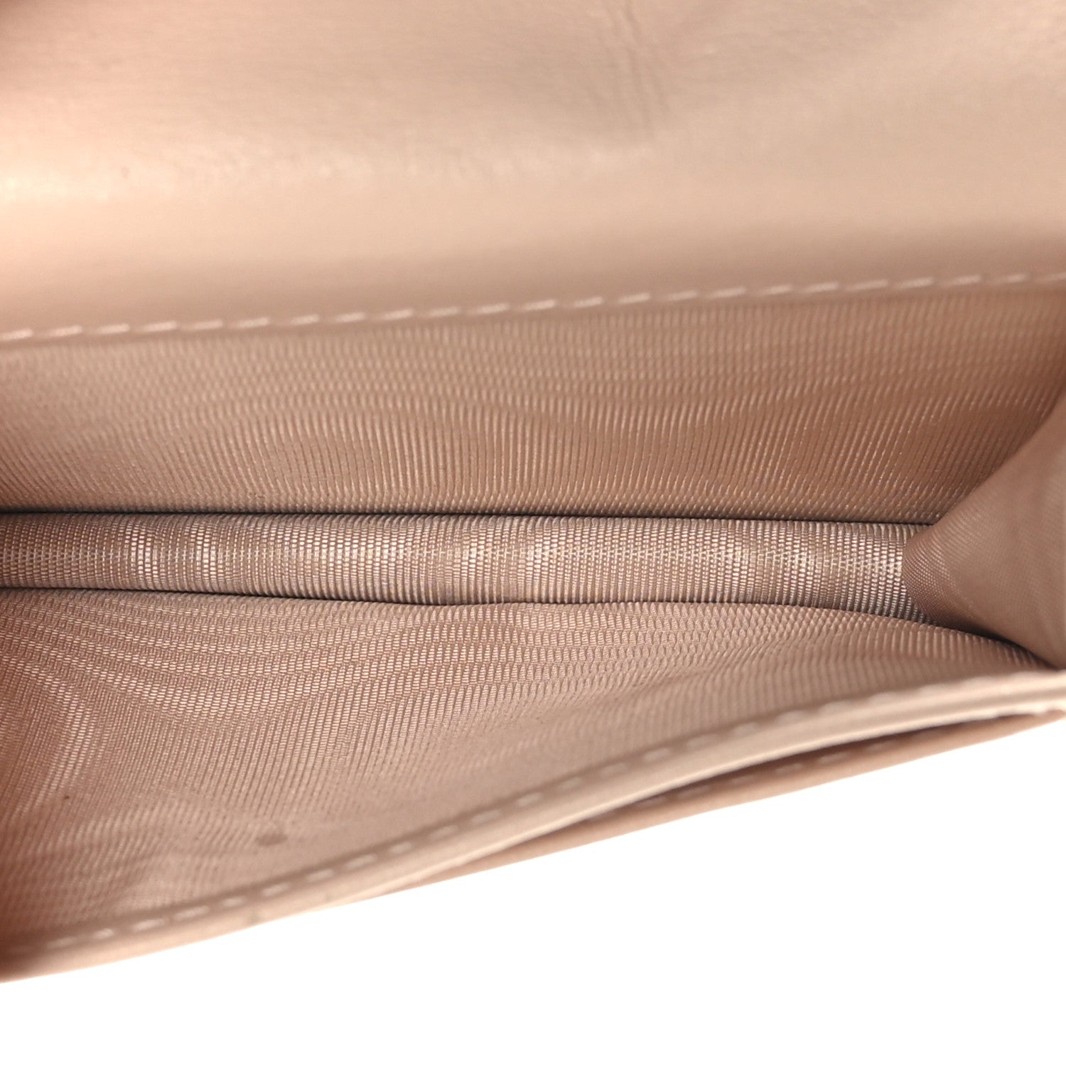 Christian Dior Lambskin Cannage Mini Lady Dior Wallet Aesthetic Beige 6 of 7