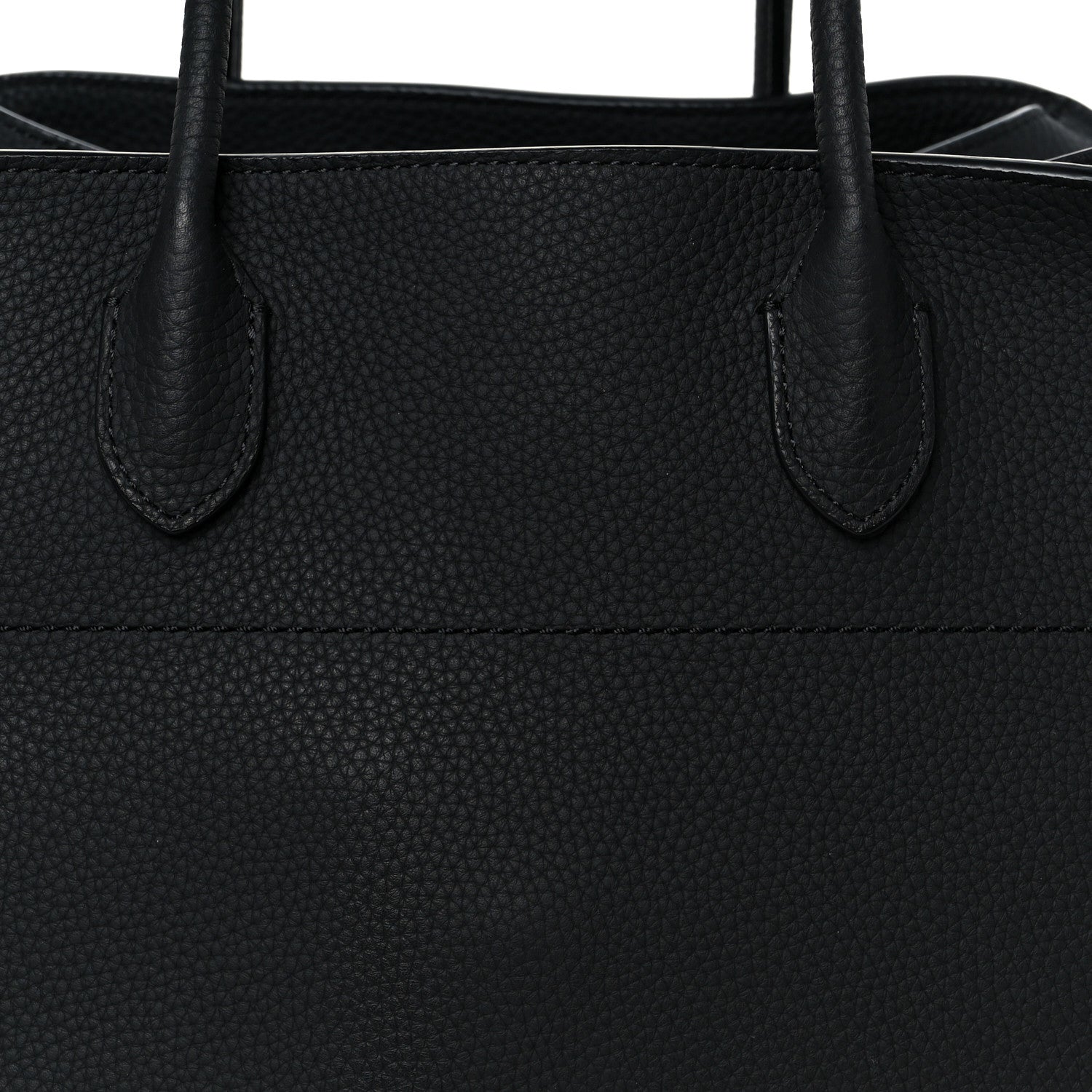The Row Matte Grained Calfskin Soft Margaux 15 Black 7 of 10