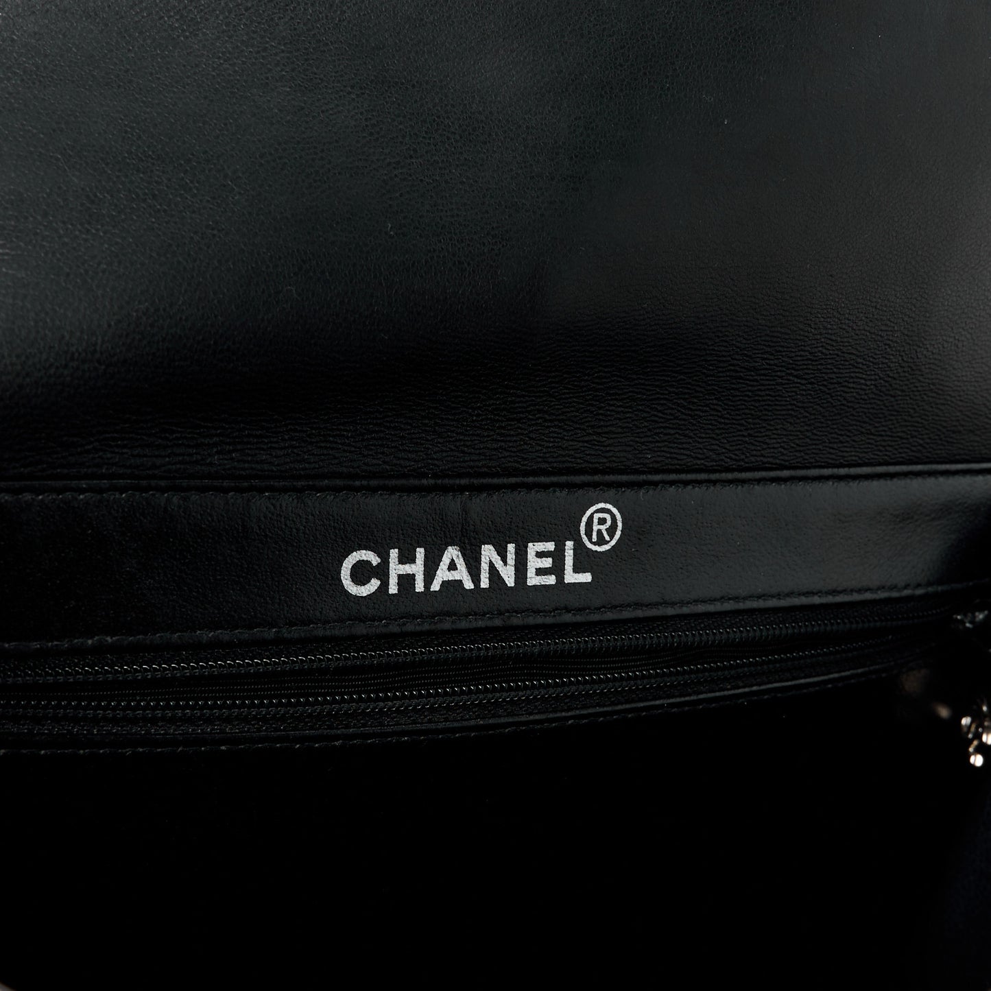 Lambskin Quilted Medium Double Sided Flap Black