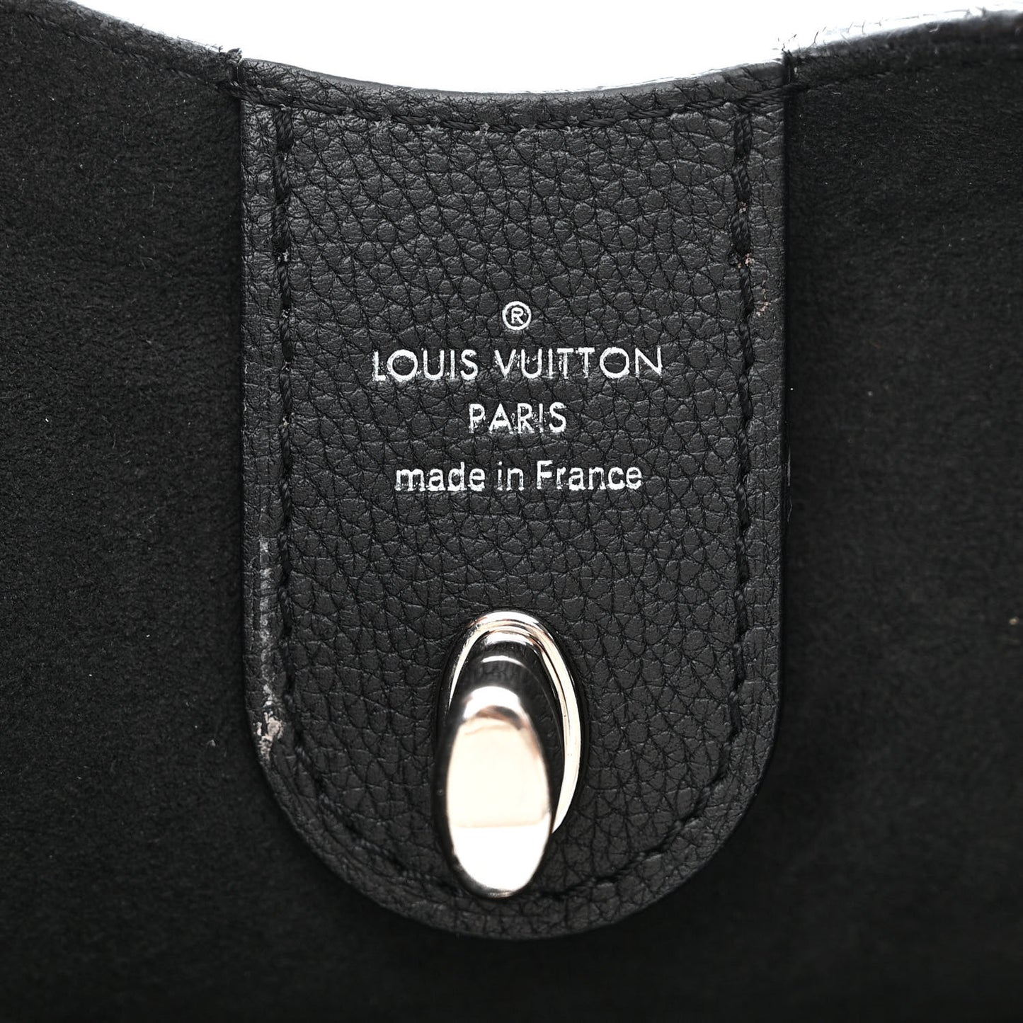 Calfskin Lockme Hobo Black