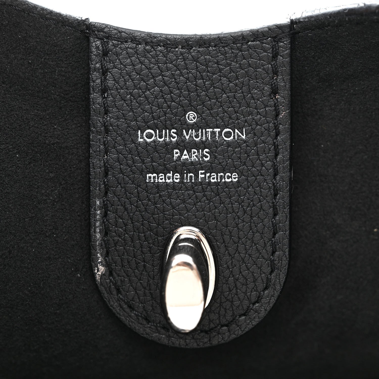 Louis Vuitton Calfskin Lockme Hobo Black 6 of 15