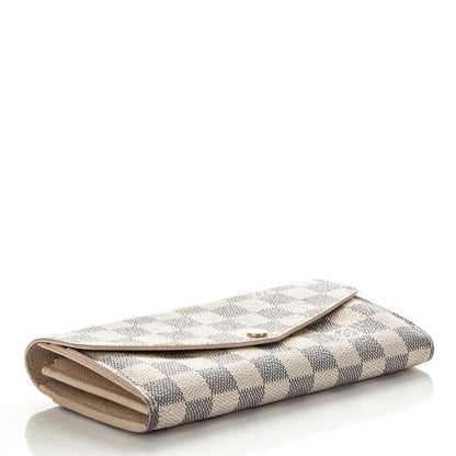 Louis Vuitton Damier Azur Sarah Wallet NM 4 of 7