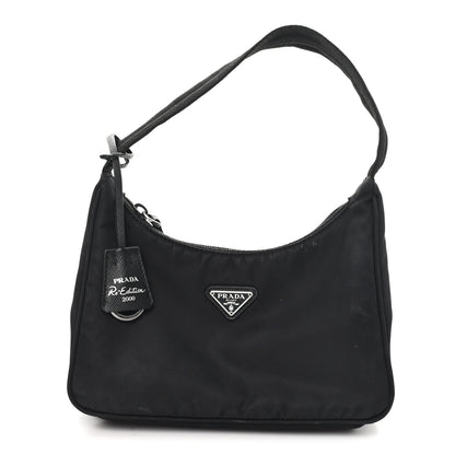 Prada Tessuto Nylon Mini Re-Edition 2000 Bag Black 1 of 13