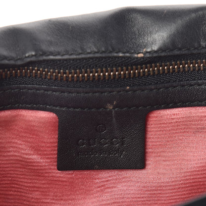 Gucci Velvet Matelasse Loved Embroidered Medium GG Marmont Shoulder Bag Black 6 of 18