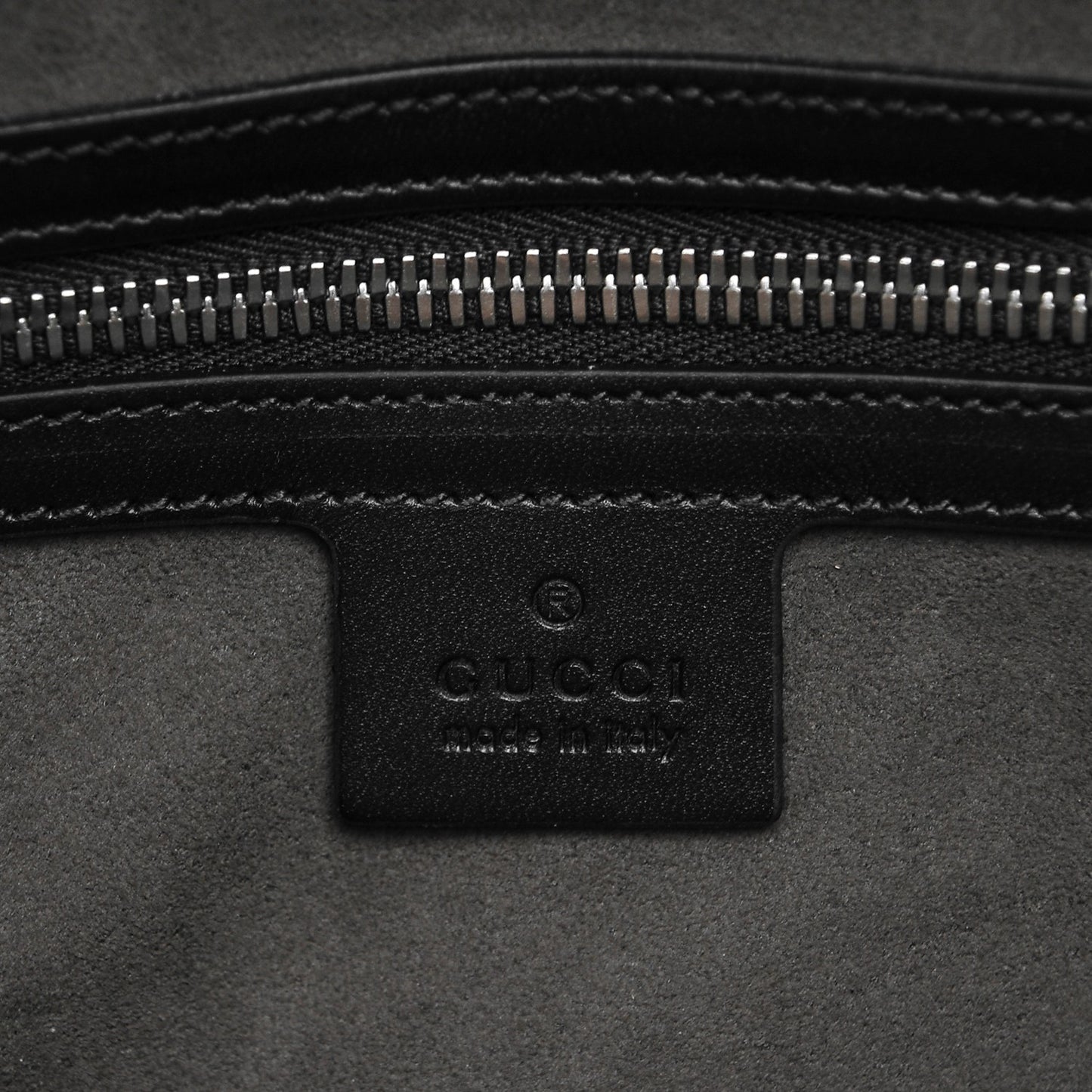 GG Supreme Monogram Selleria Calfskin Large Duffle Beige Ebony Black
