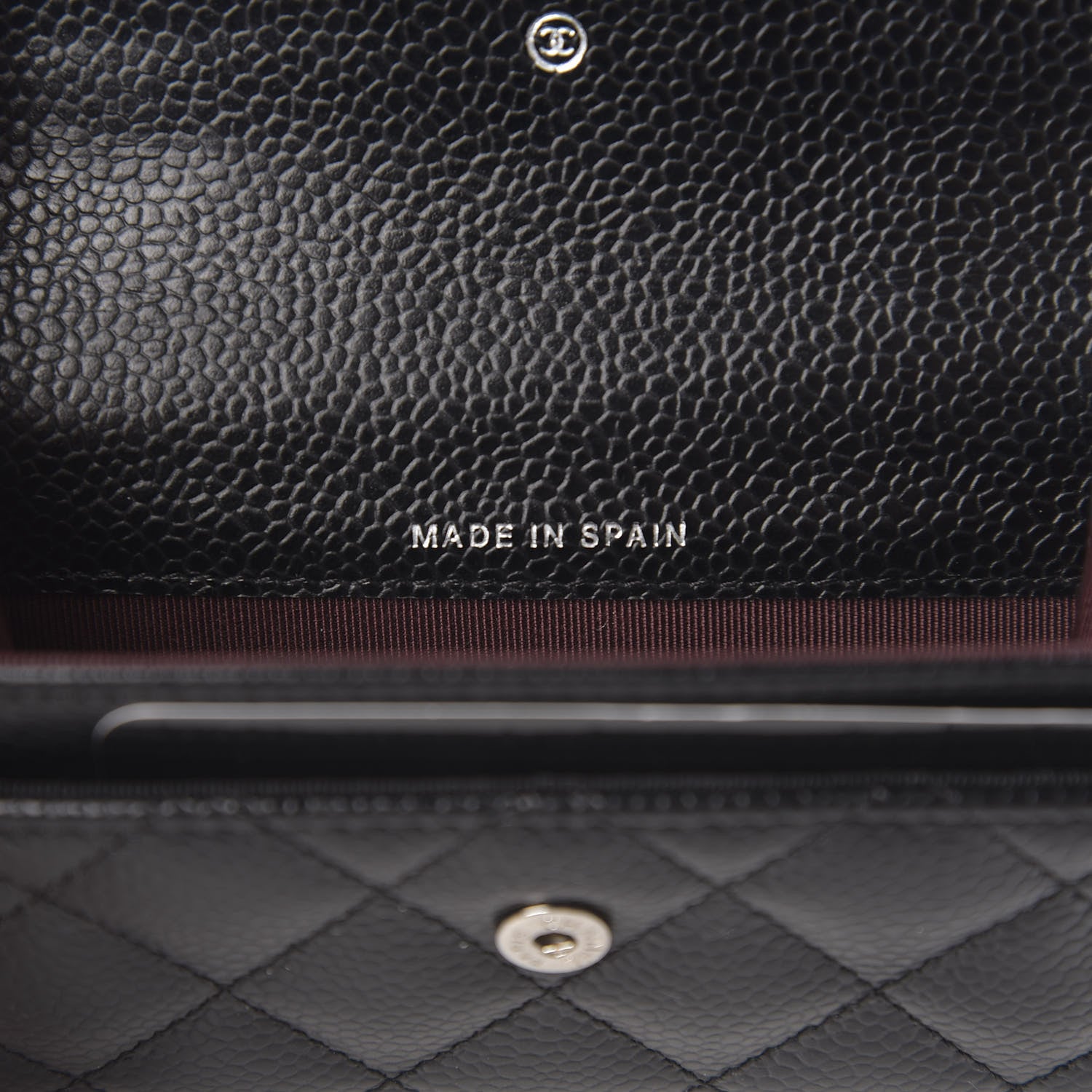 Chanel Caviar Quilted Flap Card Holder Black 6 of 7
