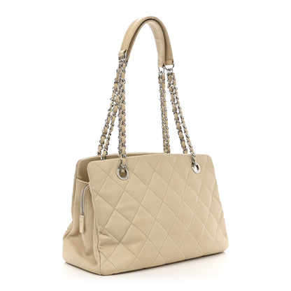 Chanel Caviar Quilted Petit Timeless Tote PTT Beige 3 of 10